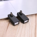 Vehicle Mini USB Male to Female T Type Adapter Mini USB 5Pin Audio Adapter