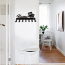 #A Multifunctional Metal Key Rack Wall Decorative Key Hat Organizer with Hooks