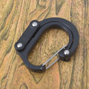 Aluminum Alloy Carabiner Keychain Outdoor Climbing Camping Locking D Buckle