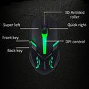 2400 DPI LED Optical 6D USB Wired Gaming Mouse Mini Game Mice For PC Laptop