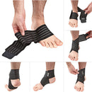 Wrapping Feet Body Brace Sports Bandage Foot Support Strain Fabric Ankle  Strap