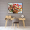 Painting By Numbers Kit DIY Basket Flower Canvas Oil Art Picture Craft