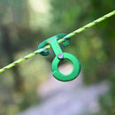Aluminum Tent Wind Rope Buckle Outdoor Camping Hiking Awning O-type Hook Buck