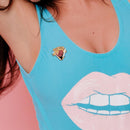 Geometric Pins Brooches Digital Letters Clothes Lapel Jacket Badges Decor Gif