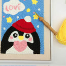 20x20cm Cotton Monks Cloth Punch Needle Needlework DIY Embroidery Fabric Newly