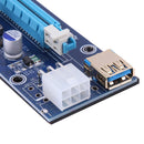 60cm PCI-E Riser1 X 16X PCI-E USB3.0 009S Adapter Card Cable for BTC Miner