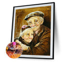 Diamond Painting 5D Full Square Drill Mosaic DIY Old Couples Kit Bedroom De