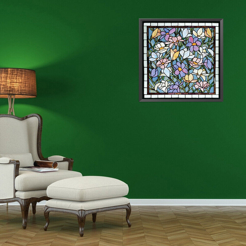 5D Diamond Painting Texture Flowers Full Round Drill Rhinestone DIY (A1888)