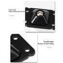 4pcs Stainless Steel Self-Adhesive Universal Pulley Caster Pulleys (Black) Newly