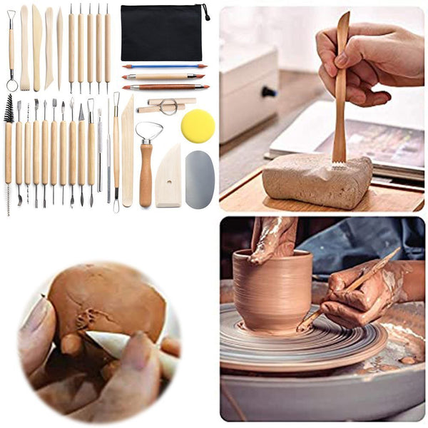 wood Sculpture Clay Tool Pottery Ceramic Tool Carving Cutter Needle Graver