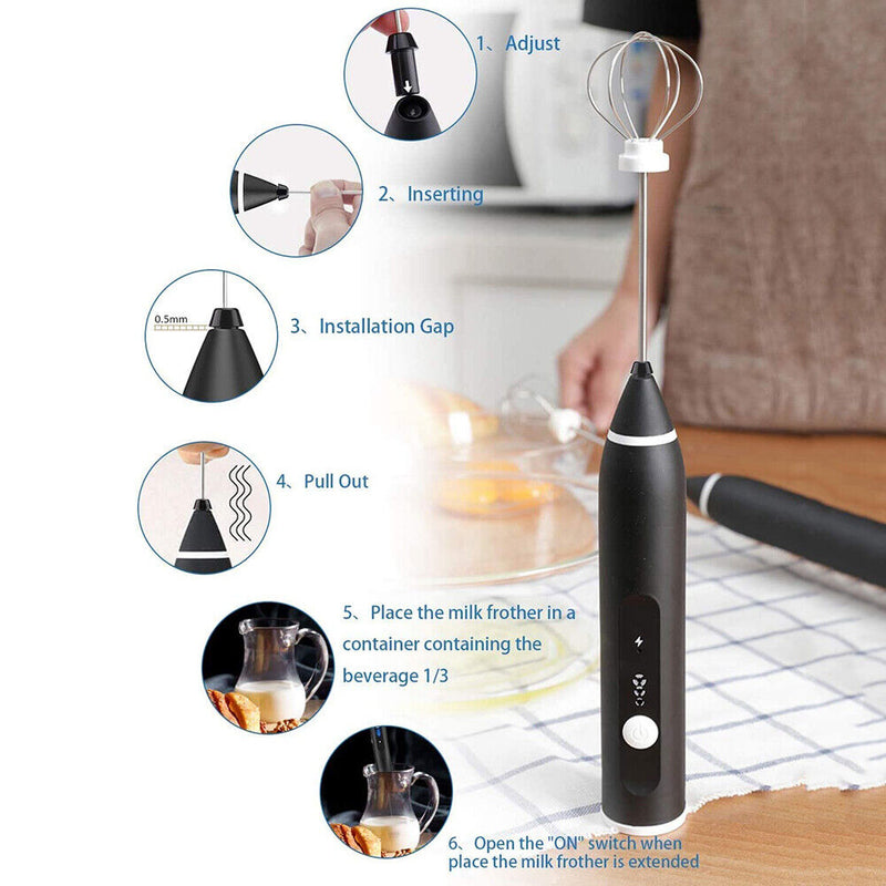 Handheld Electric Butter Mixer Milk Frother Egg Beater Mini Milk Foamer