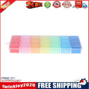 Plastic 21 Slots Portable Jewelry Storage Box Detachable Craft Organizer