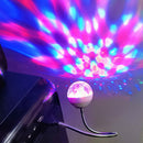 Colorful RGB Flash Ball Projection LED Portable Mini Lamp Display Party Supply