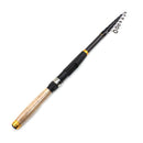 Ultra Short Telescopic Mini Spinning Fishing Rod Carbon Fiber Pole (2.4m)