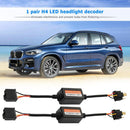 1 Pair H4 LED Headlight Canbus Decoders Error Free Anti Flicker Resistor