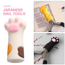 Nipper Cover Cat Claw Protective Sleeve for Nail Cuticle Tweezers (White) Newly