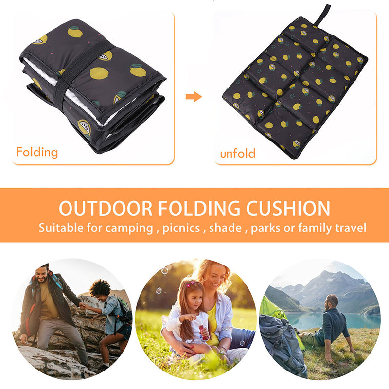 Mini Waterproof Folding Mat, Lightweight Sitting Pad for Outdoor Seat Cushion