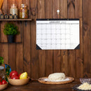 2022 Desk Calendar 18 Monthly Hanging / Desktop Blotter (2 Black Classic)