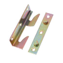 8pcs Iron Bed Fittings Connectors Brackets Joiners Hook Frame Replacement