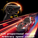 #A 1/16 4wd 2.4ghz 16km/h Racing Car High Speed Rc Racing Drift Car with Led Lig