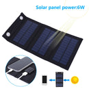 Foldable Solar Panel USB 3-Fold Solar Cell for Mobile Phone/3V-5V Battery Newly