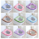 Soft Warm WC Cover Flannel Seat Cover Thickned Toilet Lid Mat Closestool Pads