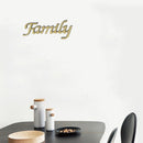 Family Letters DIY Wooden Decals Walls Furniture Ornaments Home Decorations