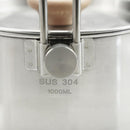 Outdoor Camping Pot Stainless Steel Tea Coffee Cooking Water Kettle Teapot