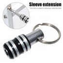 1/4inch Hex Shank Screwdriver Bits Holder Extension Bar Adapter (Black) Newly