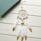 Catch Dream Net DIY Material Hand Painted Feathers Wind Chime Hanging Adornment