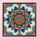 Full Embroidery Mandala Printed Cross Stitch 11CT Cotton Kits (SZX1549)