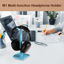 M1 Headphone Holder Hanger Earphone Desk Display Stand Bracket (Sky Blue) Newly