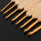 8pcs/set Bamboo Handle Crochet Hooks Craft Knitting Needles Sewing Tool Kit