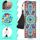 2pcs DIY Diamond Painting Leather Bookmark Mandala Tassel Crafts (FQY040)