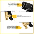 2 in 1 Inflatable Pump Car Tire Air Chuck Valve Connector Adapter (B)