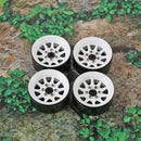 4pcs Simulation Wheel Hub Kit for Retro RC Climbing Car Beadlock Wheel Rims