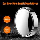 2pcs Car HD Blind Spot Mirror 360-degree Wide Angle Adjustable Rear View Mirror