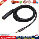 3.5mm Male to 6.35mm Female Cable 1/8 to 1/4 Stereo Audio Adapter (1.5m) Newly
