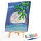 Sea Moon Oil Paint By Numbers Hand Painted Wall Art Craft Home Decoration Gifts