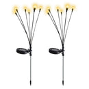 2pcs Garden Solar Light Convenient Use for Home Garden Landscape Courtyard
