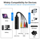 USB Video Audio Capture Converter VHS to Digital for Windows 2000 XP Vista Newly
