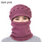 Windproof Plus Thickening Winter Hat Balaclava Beanies Scarf Cap Woolen Hat