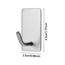 No punching Steel Bathroom  Accessories Wall Hook Towel Holder Hanger Storage