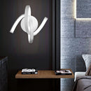 Spiral LED Wall Light Bedside Aisle Bedroom Decorative Lamp (White Light) Newly