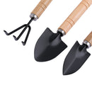3pcs/set Mini Shovel Rake Set Children Garden Supplies for Flowers Potted Plant