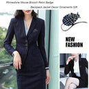 Retro Rhinestone Mouse Brooches Pin European Backpack Jacket Coat Badges Gift