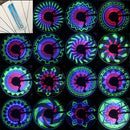 2xRoad Bike Spoke Lamp Rainproof Tyre Reflector Double-Sided Color Warning