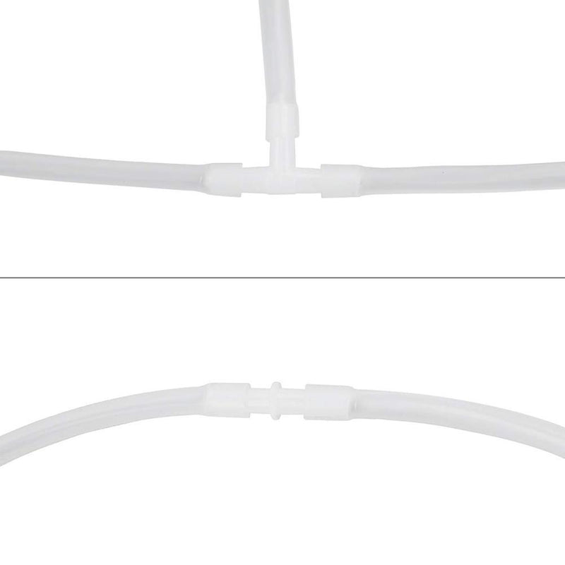 10pcs Aquarium Air Pump Line Tubing Joint Tee-Connectors Water Pipe Adapter