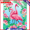 30x40cm 5D DIY Full Round Drill Diamond Painting Flamingo Animals Home Art Decor