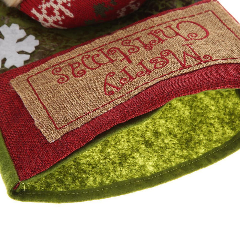 Christmas Stockings Santa Claus Socks Xmas Kids Gift Hang ?Decoration(01)